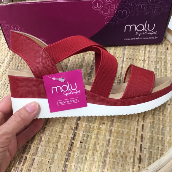 🌹Malu super comfortable bubble system red sandals🌹 - Picture 2 of 8